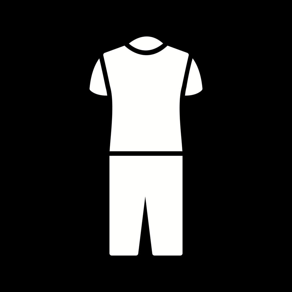 pigiama completo da uomo vettore icona