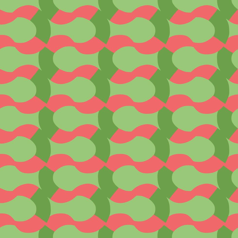 Vector seamless pattern, texture di sfondo. colori disegnati a mano, rossi, verdi.