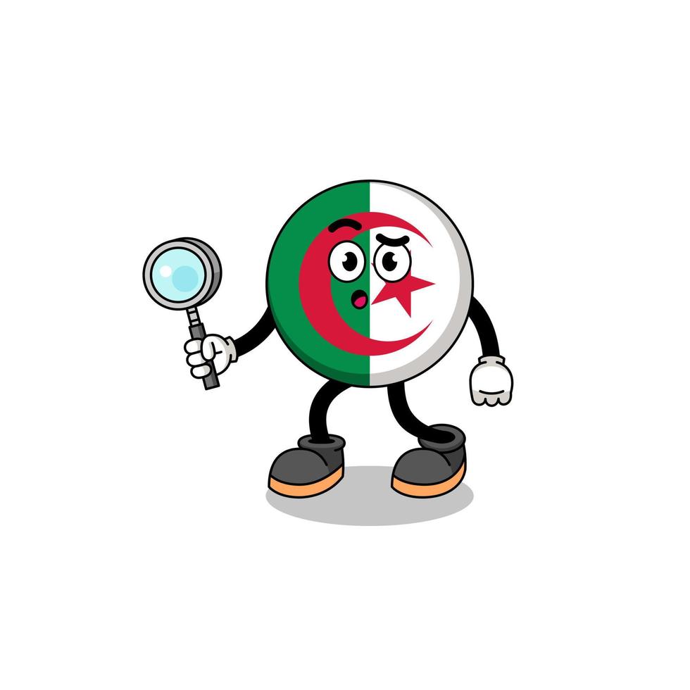 portafortuna di algeria bandiera ricerca vettore