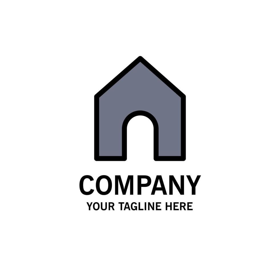 casa instagram interfaccia attività commerciale logo modello piatto colore vettore
