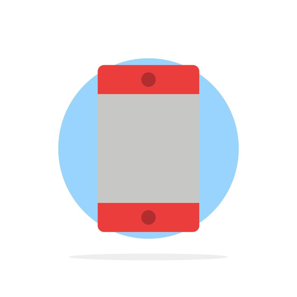 mobile cellula scuola astratto cerchio sfondo piatto colore icona vettore