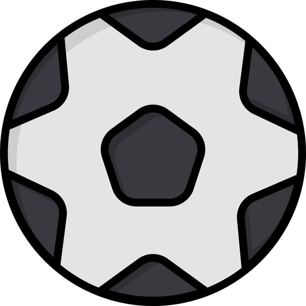 calcio palla gli sport calcio piatto colore icona vettore icona bandiera modello