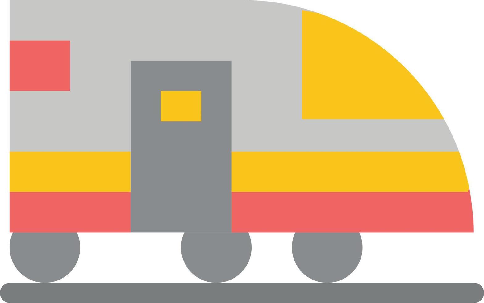 stazione metropolitana treno mezzi di trasporto piatto colore icona vettore icona bandiera modello