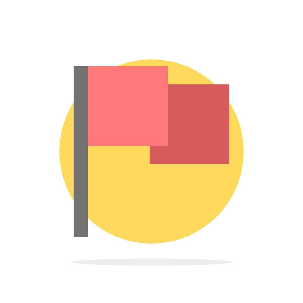 di base bandiera ui astratto cerchio sfondo piatto colore icona vettore