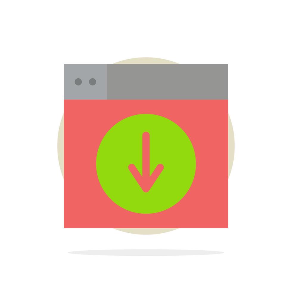 ragnatela design Scarica giù applicazione astratto cerchio sfondo piatto colore icona vettore