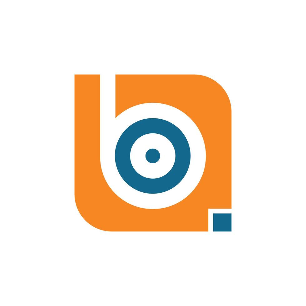 B lettera icona design vettore