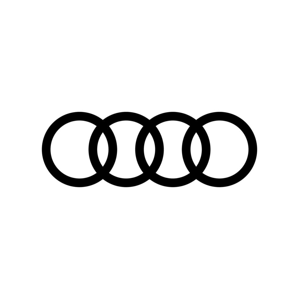 audi logo vettore, audi icona gratuito vettore