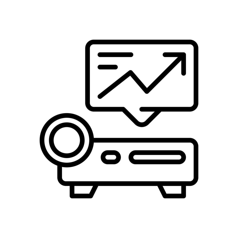 proiettore icona per il tuo sito web disegno, logo, mobile disegno, e presentazione. vettore