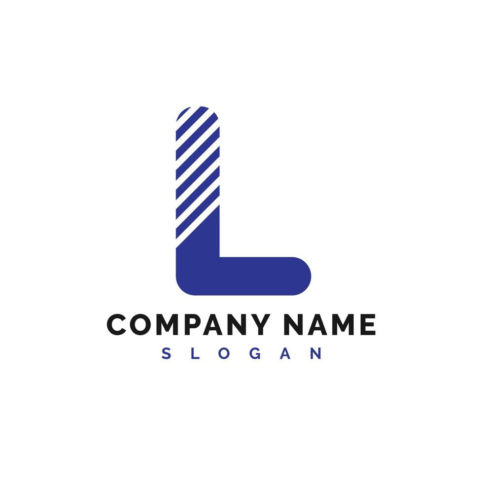 l logo design. l lettera logo icona vettore illustrazione - vettore