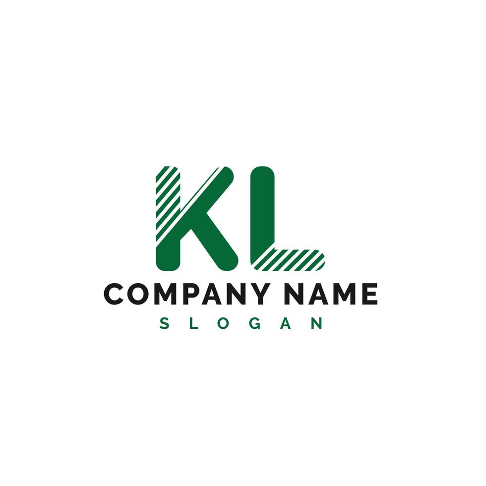 kl lettera logo design. kl lettera logo vettore illustrazione - vettore