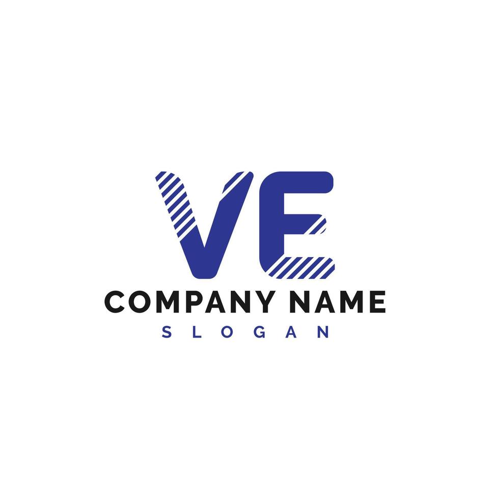 ve lettera logo design. ve lettera logo vettore illustrazione - vettore