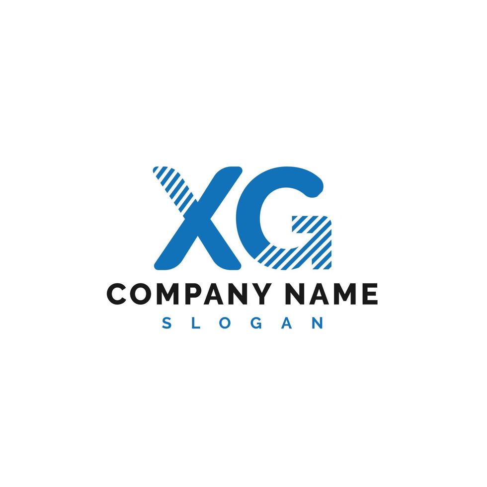 xg lettera logo design. xg lettera logo vettore illustrazione - vettore