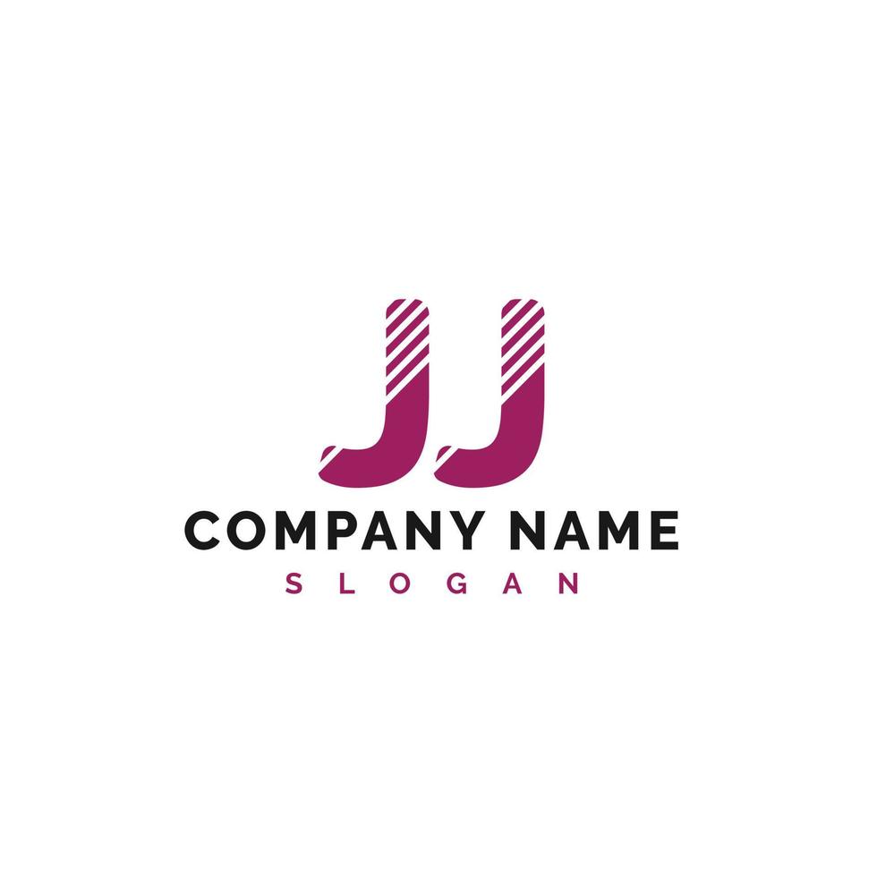 jj lettera logo design. jj lettera logo vettore illustrazione - vettore