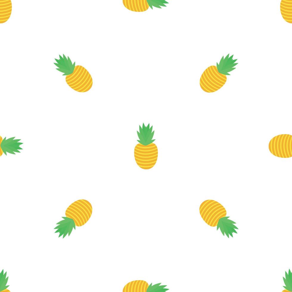 ananas modello senza soluzione di continuità vettore