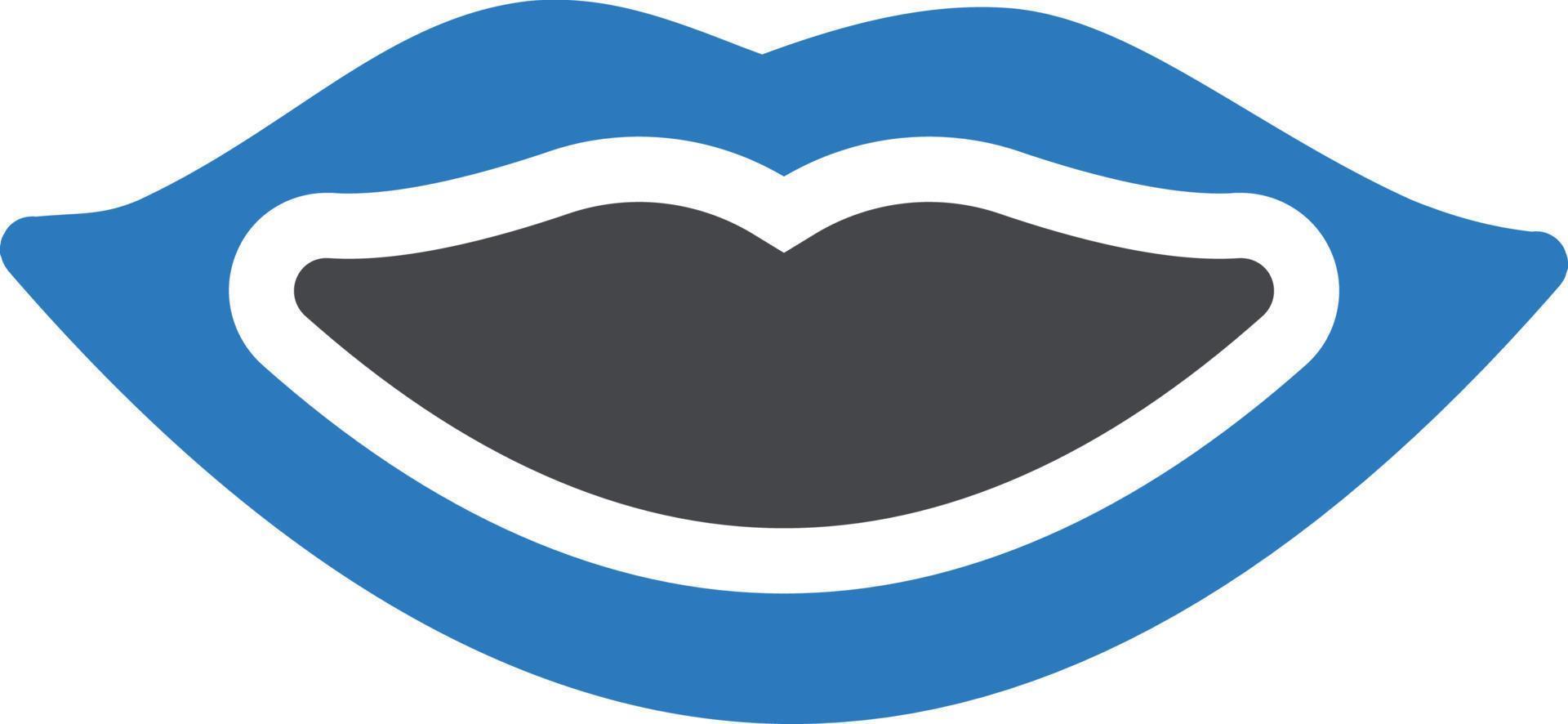 illustrazione vettoriale delle labbra su uno sfondo. simboli di qualità premium. icone vettoriali per il concetto e la progettazione grafica.