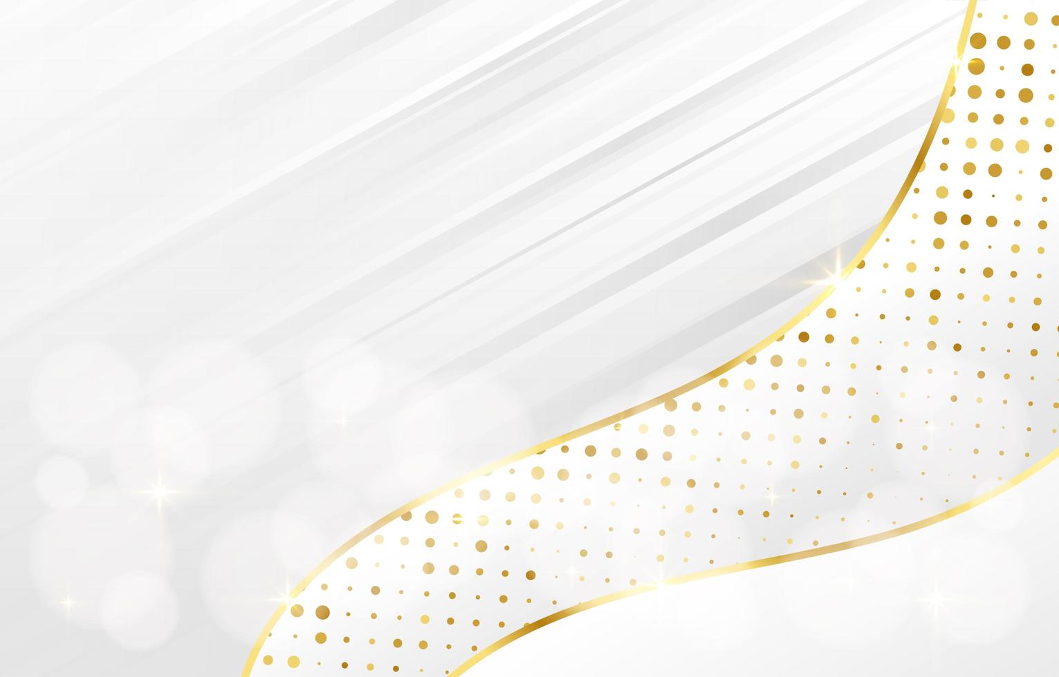 sfondo di concetto scintillante oro bianco elegante vettore