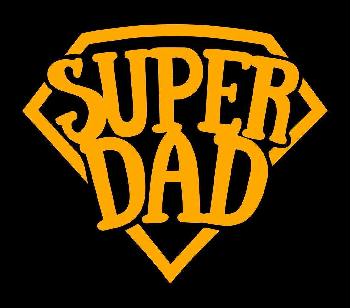 super papà design vettore