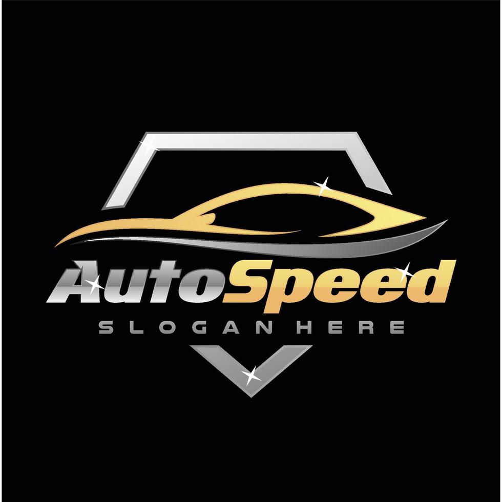 auto settore automobilistico logo design vettore