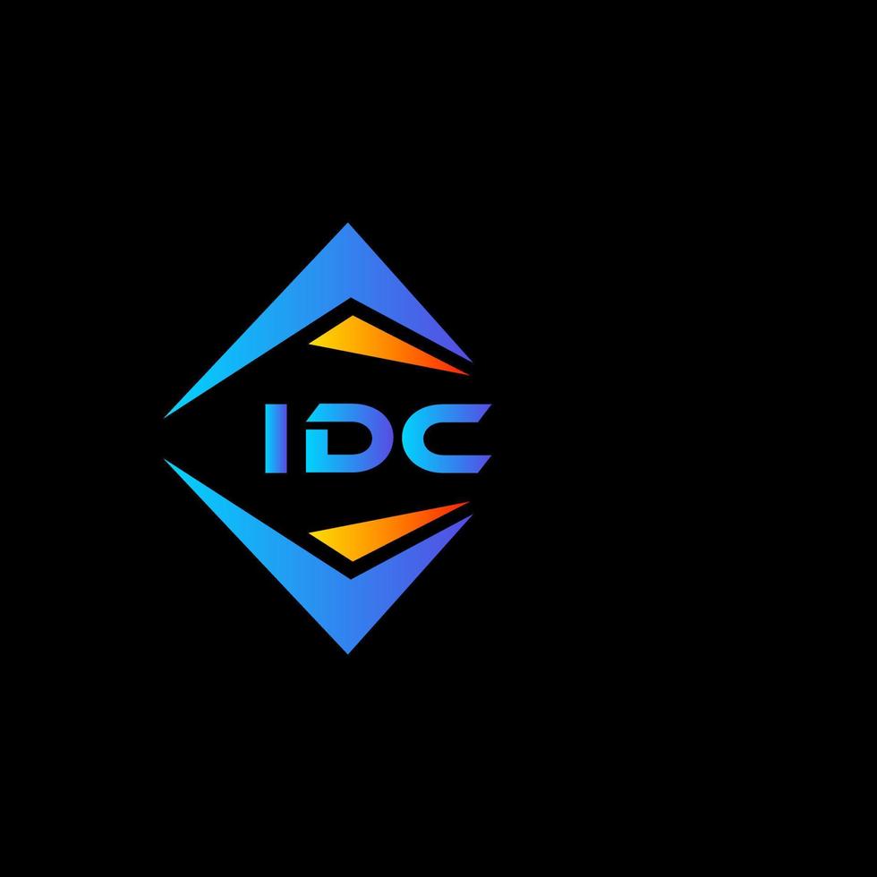 idc astratto tecnologia logo design su bianca sfondo. idc creativo iniziali lettera logo concetto. vettore