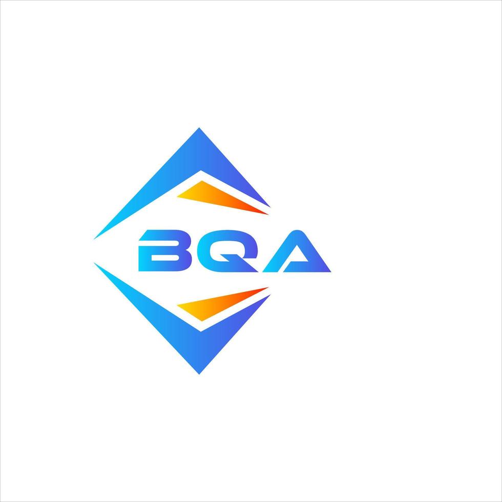 bqa astratto tecnologia logo design su bianca sfondo. bqa creativo iniziali lettera logo concetto. vettore