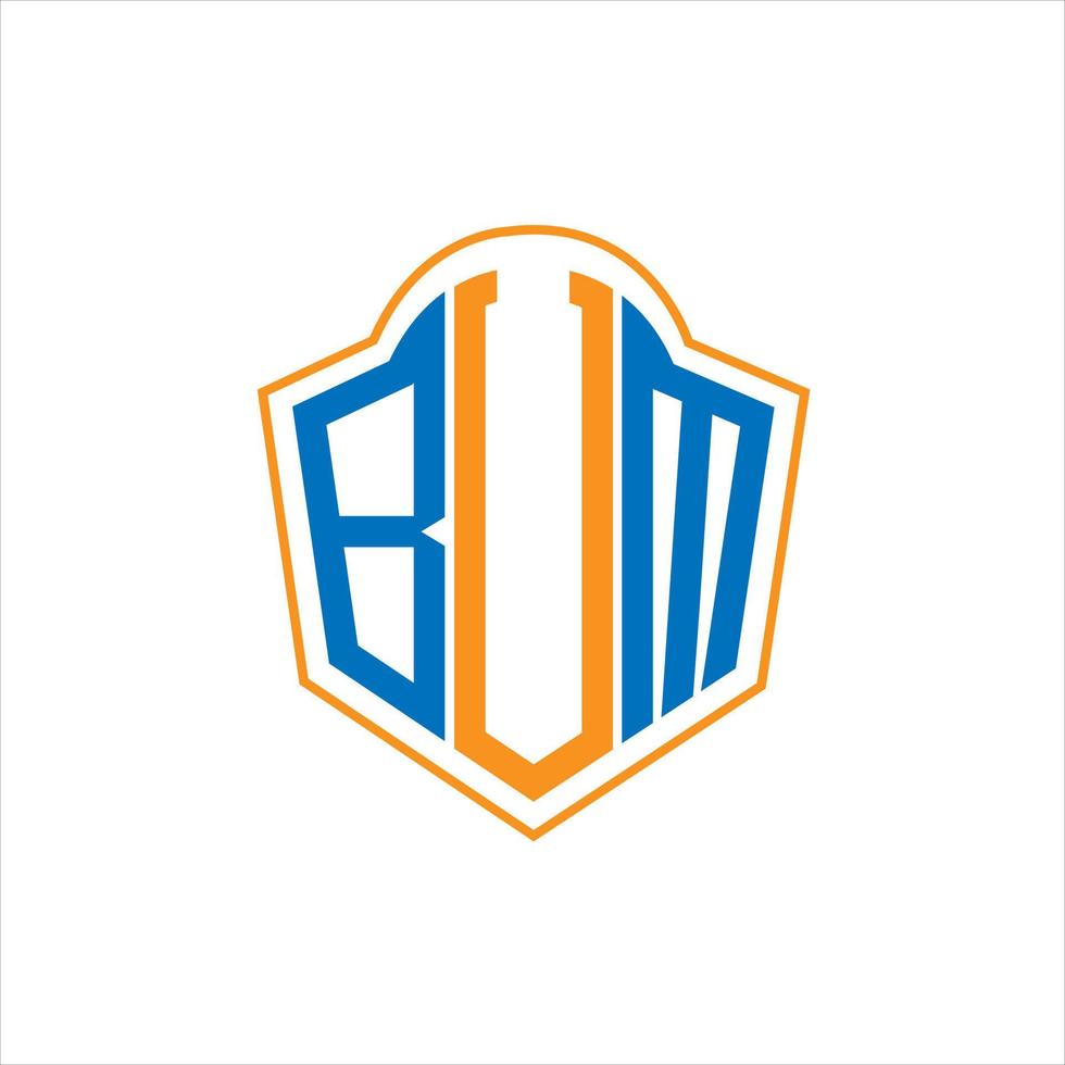 bvm astratto monogramma scudo logo design su bianca sfondo. bvm creativo iniziali lettera logo. vettore