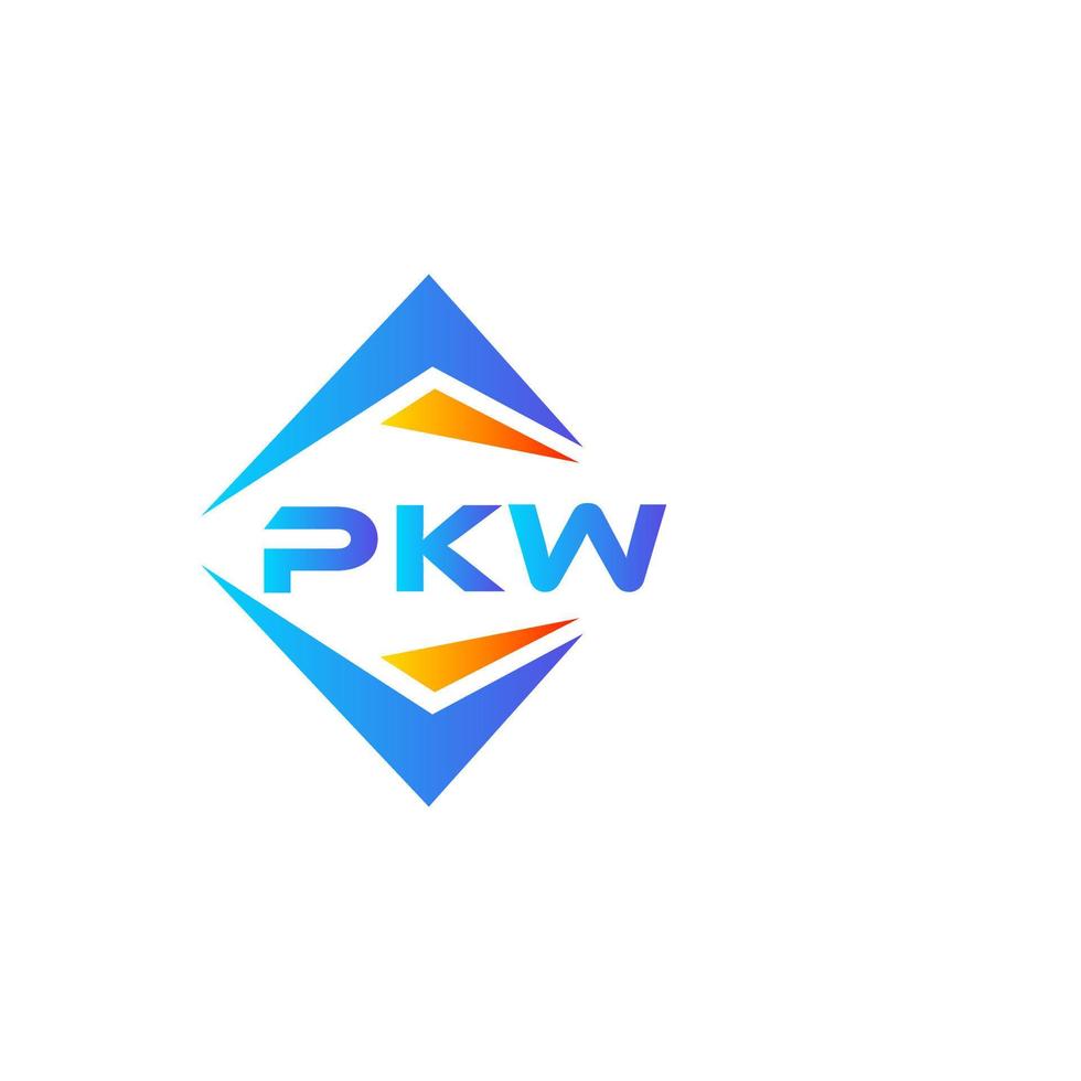 pkw astratto tecnologia logo design su bianca sfondo. pkw creativo iniziali lettera logo concetto. vettore