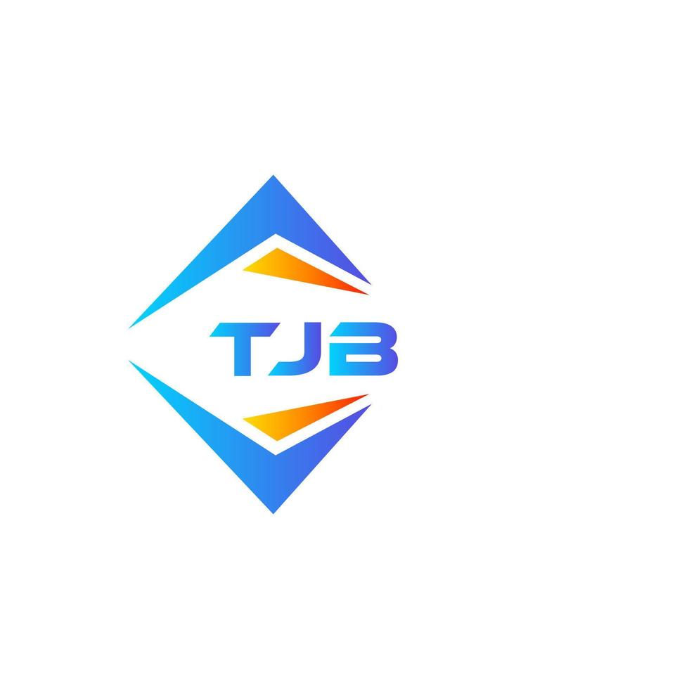 tjb astratto tecnologia logo design su bianca sfondo. tjb creativo iniziali lettera logo concetto. vettore