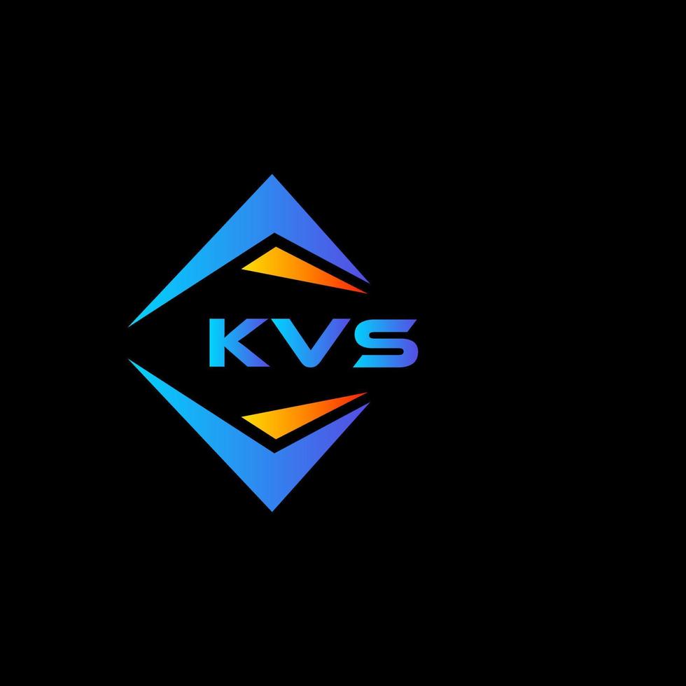 kv astratto tecnologia logo design su nero sfondo. kv creativo iniziali lettera logo concetto. vettore