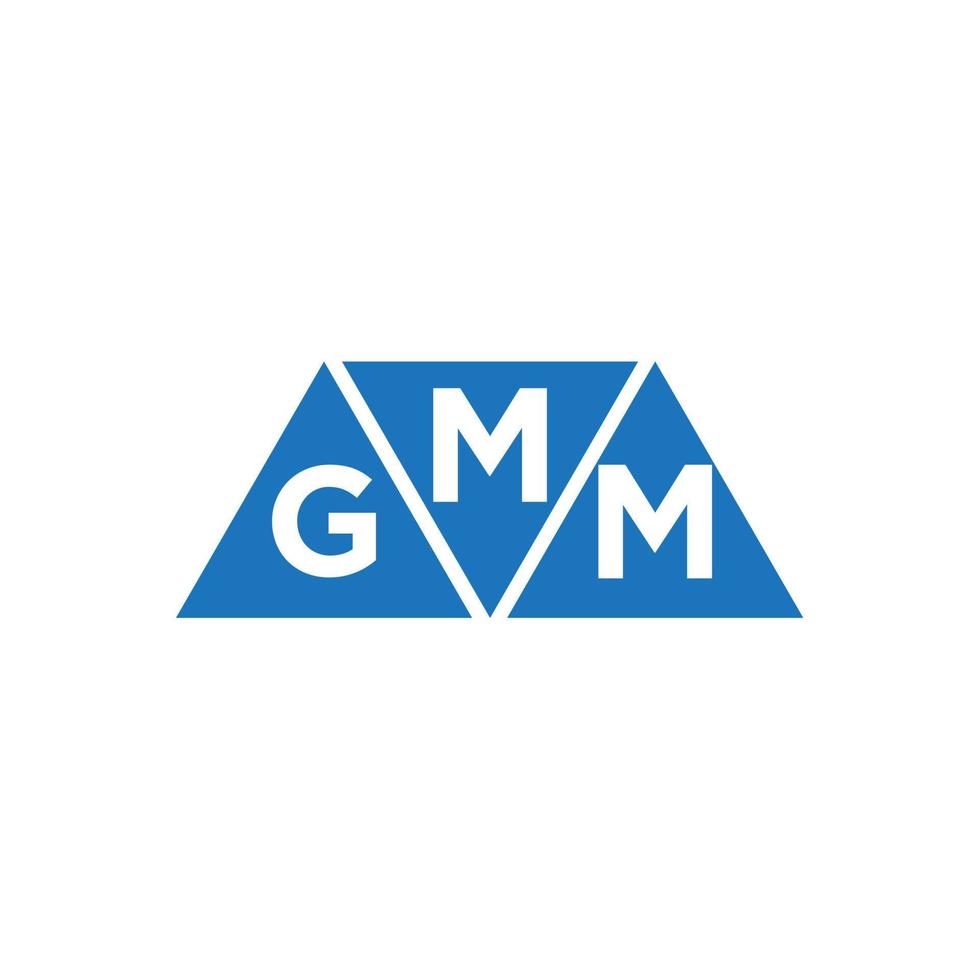 mgm astratto iniziale logo design su bianca sfondo. mgm creativo iniziali lettera logo concetto. vettore