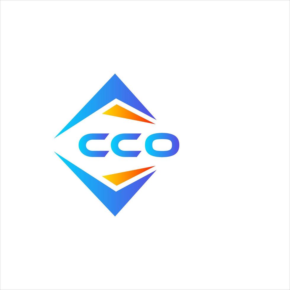 cco astratto tecnologia logo design su bianca sfondo. cco creativo iniziali lettera logo concetto. vettore