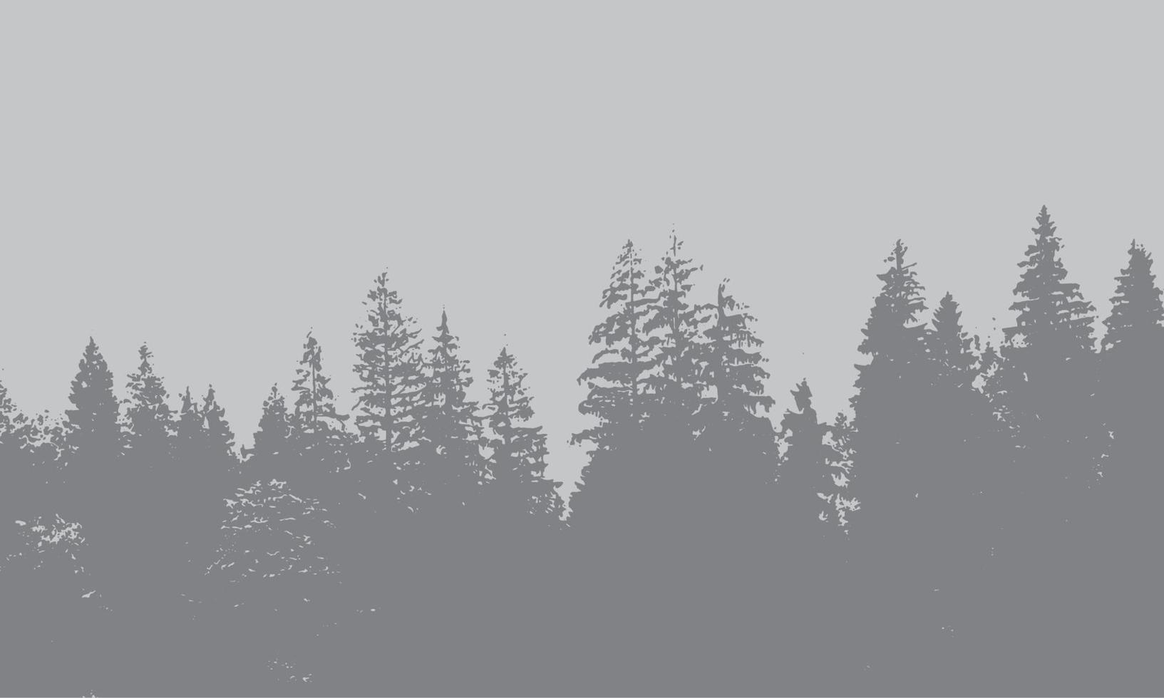 astratto foresta silhouette vettore sfondo.