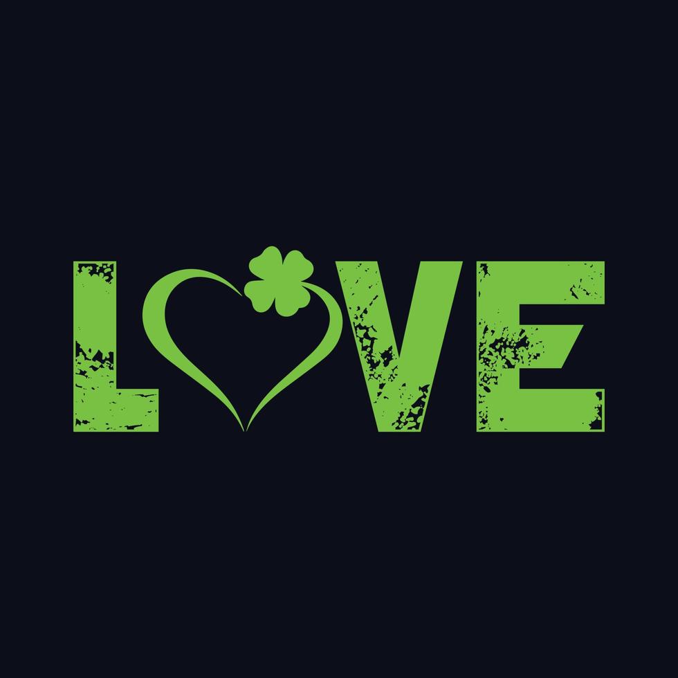 amore - st. Patrick giorno concetto vettore t camicia design