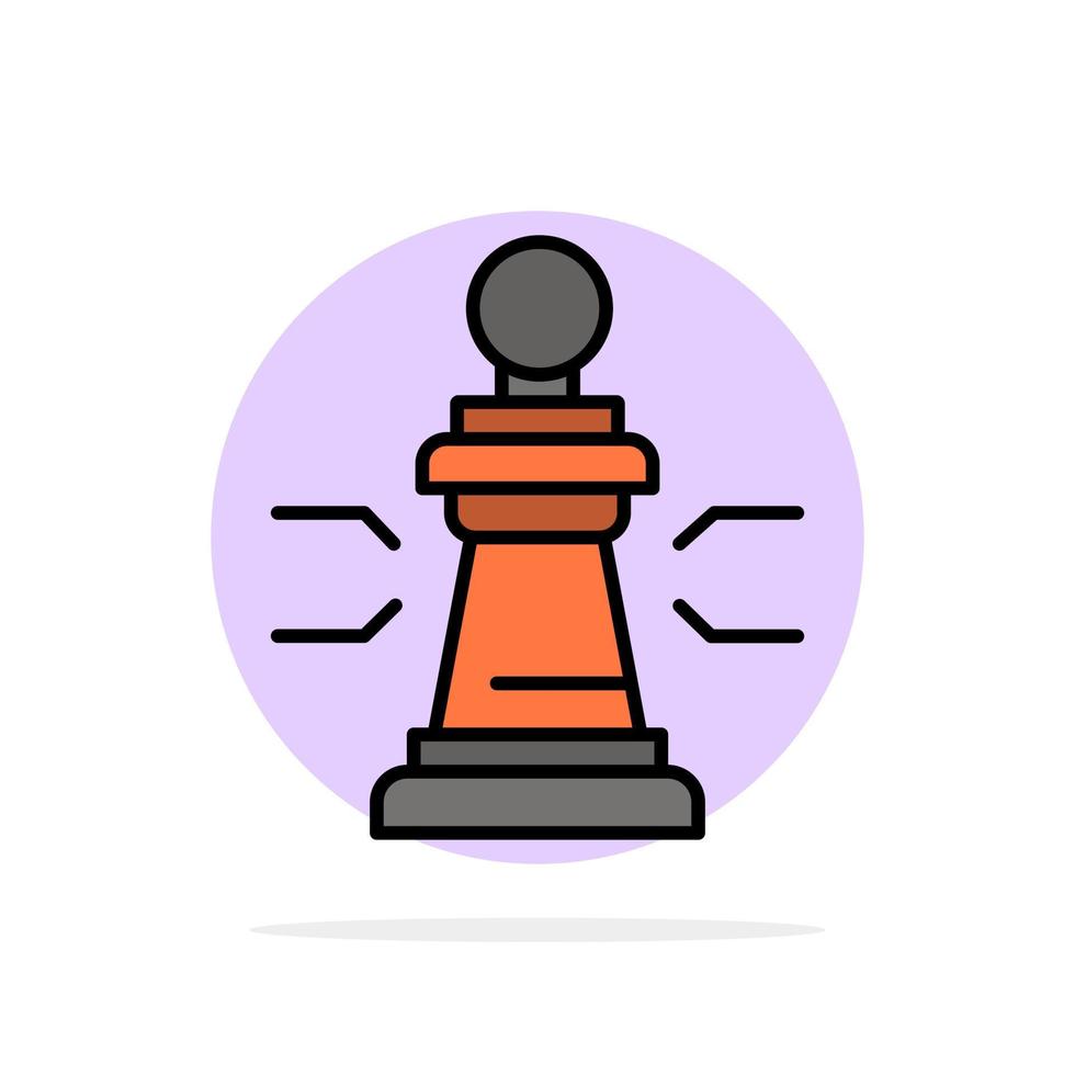 scacchi vantaggio attività commerciale figure gioco strategia tattica astratto cerchio sfondo piatto colore icona vettore