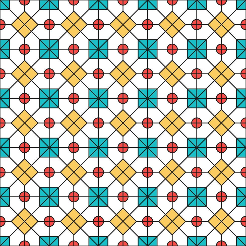 ornamento vettoriale seamless pattern. moderna struttura elegante. ripetendo la griglia quadrata geometrica. design grafico semplice. geometria sacra hipster alla moda