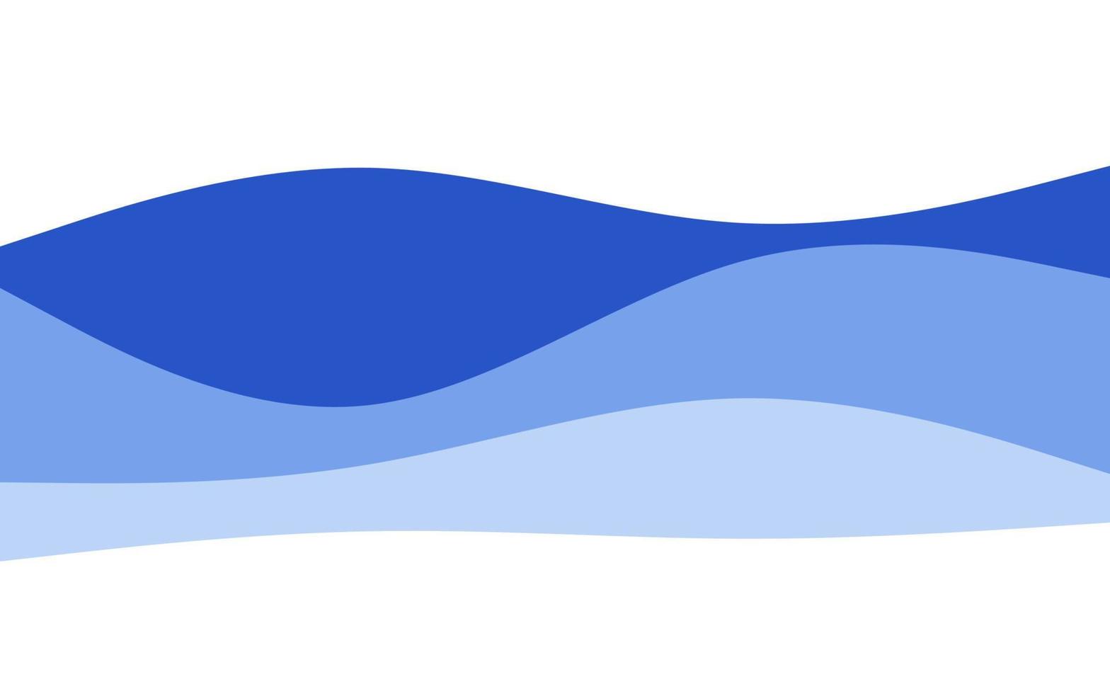 creativo onde blu sfondo. dinamico forme composizione vettore