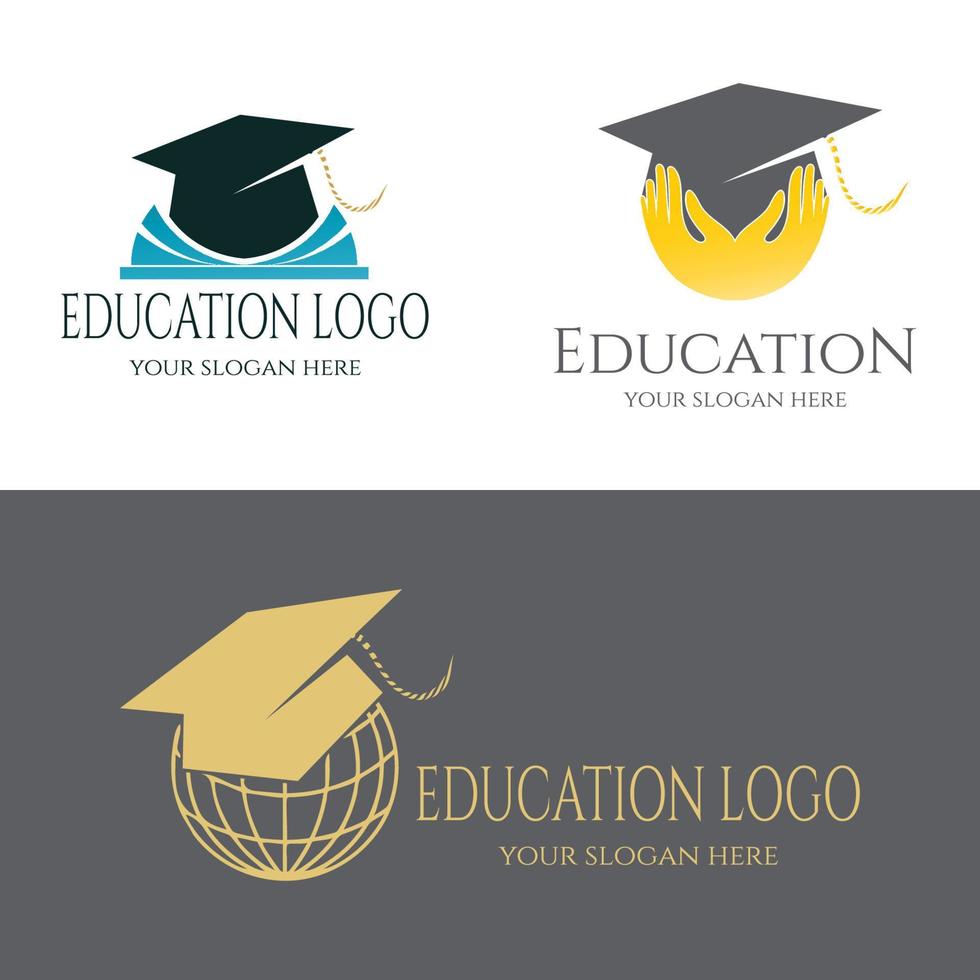 formazione scolastica logo o icona per applicazioni o siti web vettore