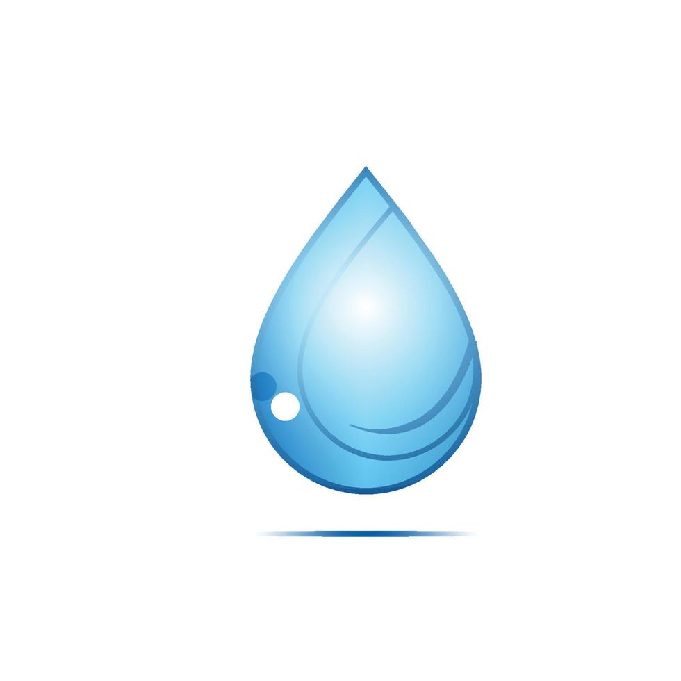 icona della goccia d'acqua vettore