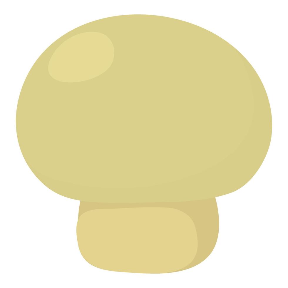 champignon icona, cartone animato stile vettore