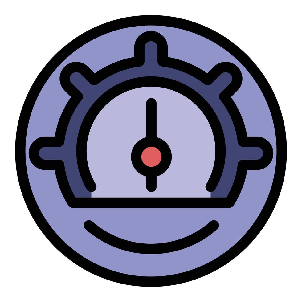 barometro freccia icona colore schema vettore