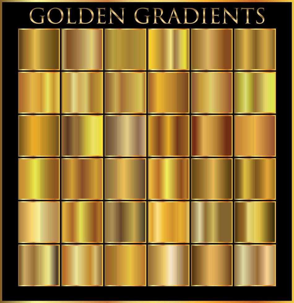 oro pendenza impostato sfondo vettore icona struttura metallico illustrazione per telaio, nastro, striscione, moneta e etichetta.
