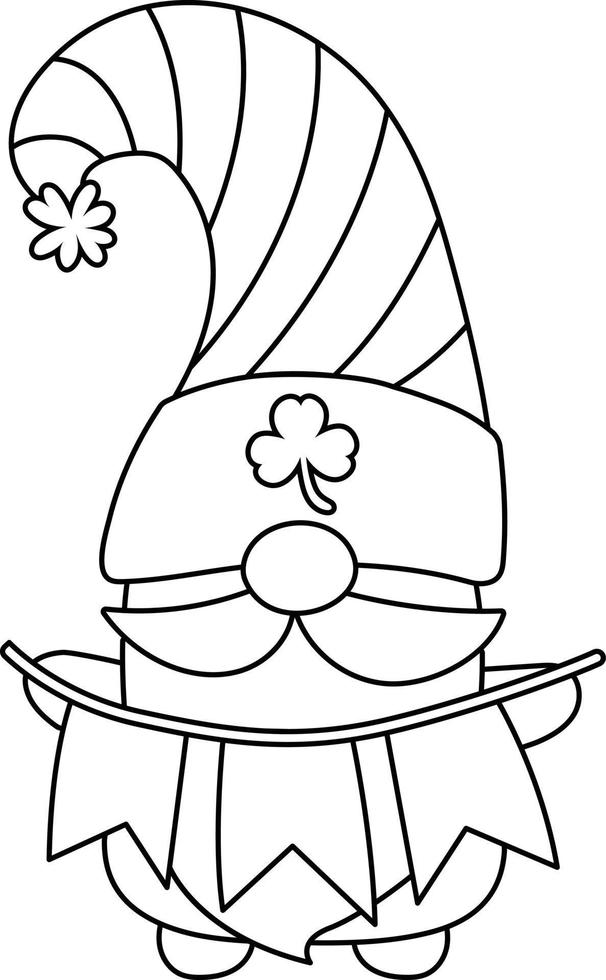 gmone st Patrick giorno cartone animato personaggio vettore