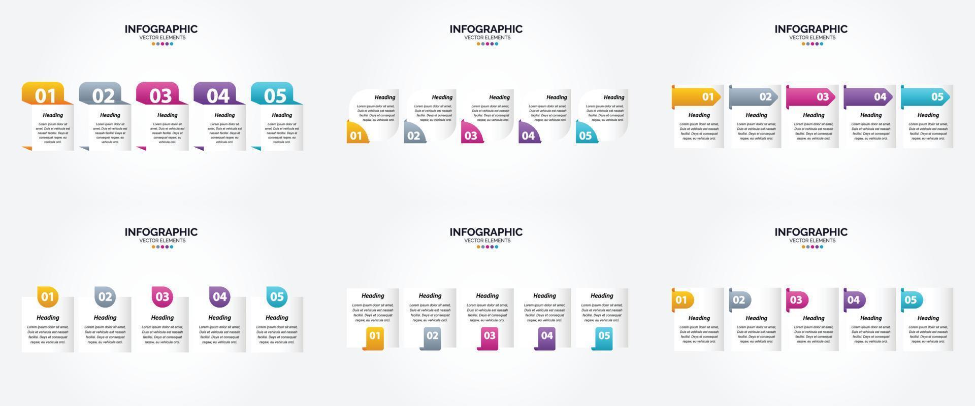 vettore illustrazione infografica piatto design impostato per pubblicità opuscolo aviatore e rivista