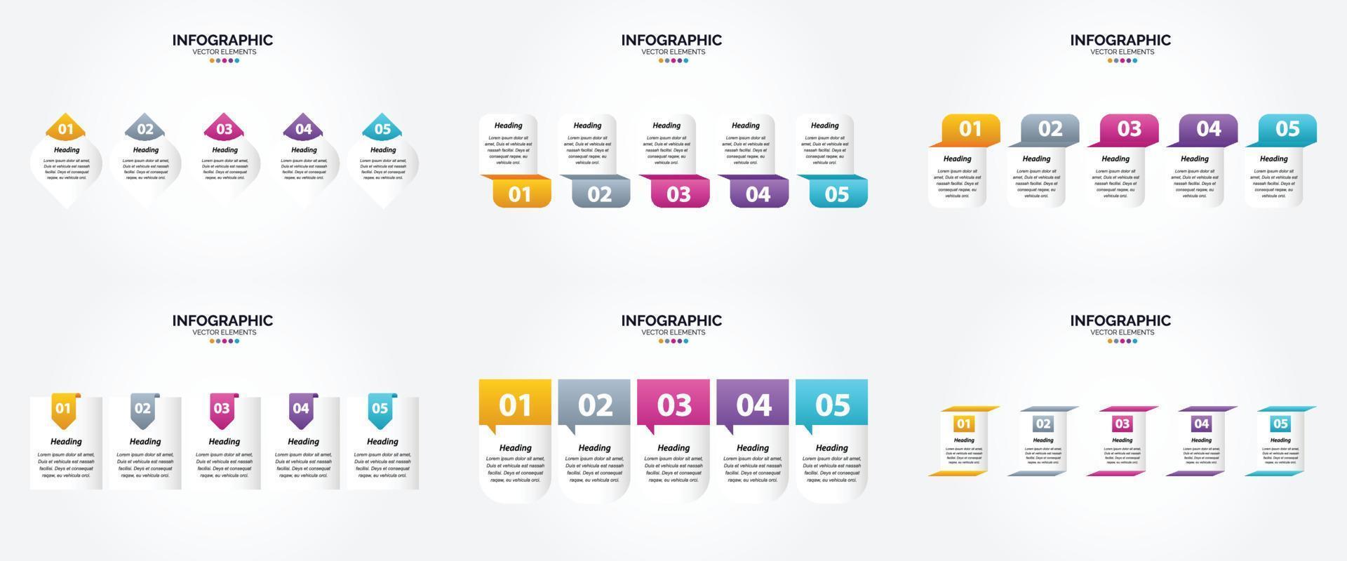 Questo vettore illustrazione infografica impostato è Perfetto per pubblicità nel un' opuscolo. volantino. o rivista.