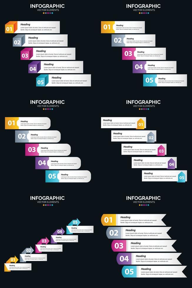 elevare il tuo presentazione con vettore infografica e ciclo diagrammi