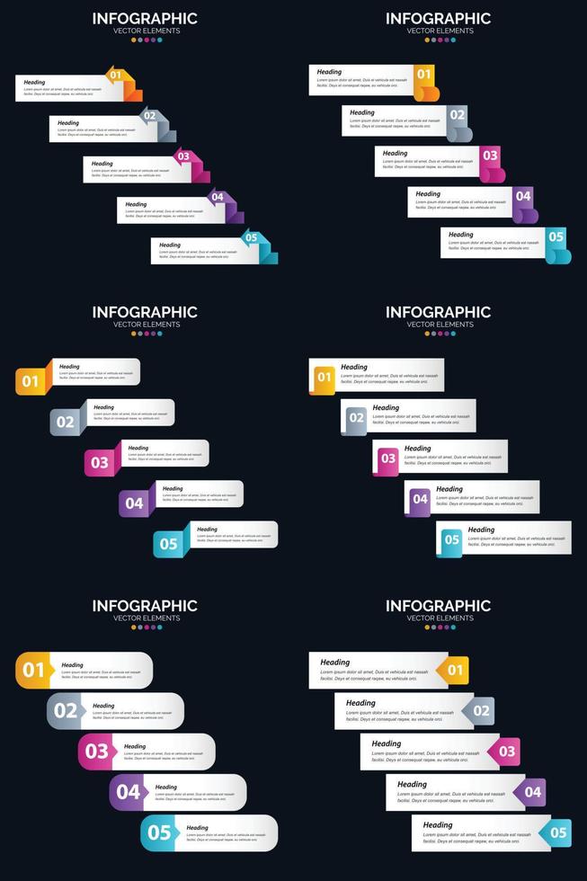 razionalizzare il tuo presentazione con vettore infografica e linea del tempo