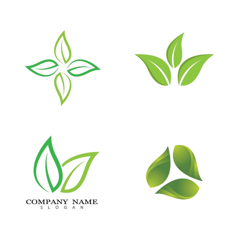 immagini del logo di ecologia vettore