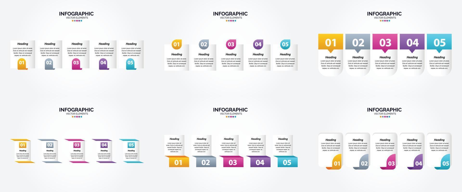 Questo vettore infografica impostato è Perfetto per pubblicità nel un' opuscolo. volantino. o rivista.