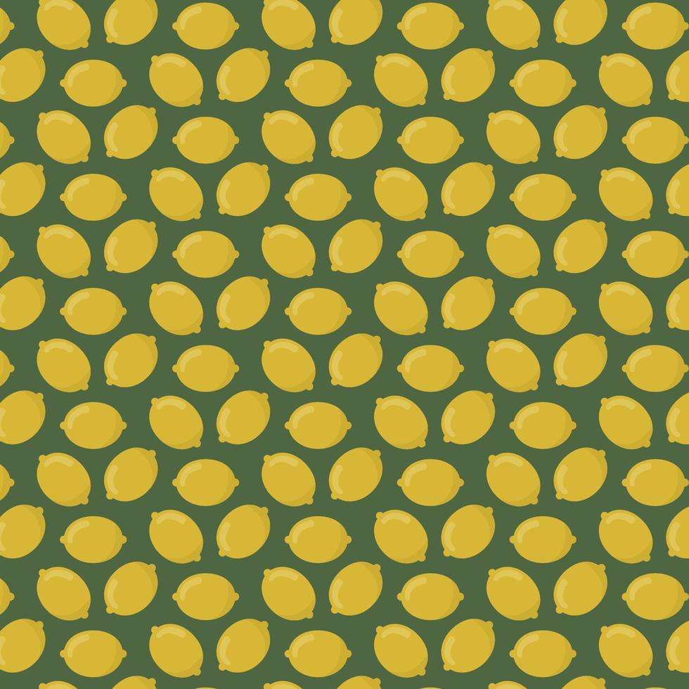 pattern di limoni gialli vettore