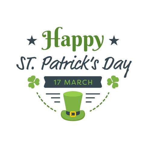 Happy St. Patrick's Day Poster vettore
