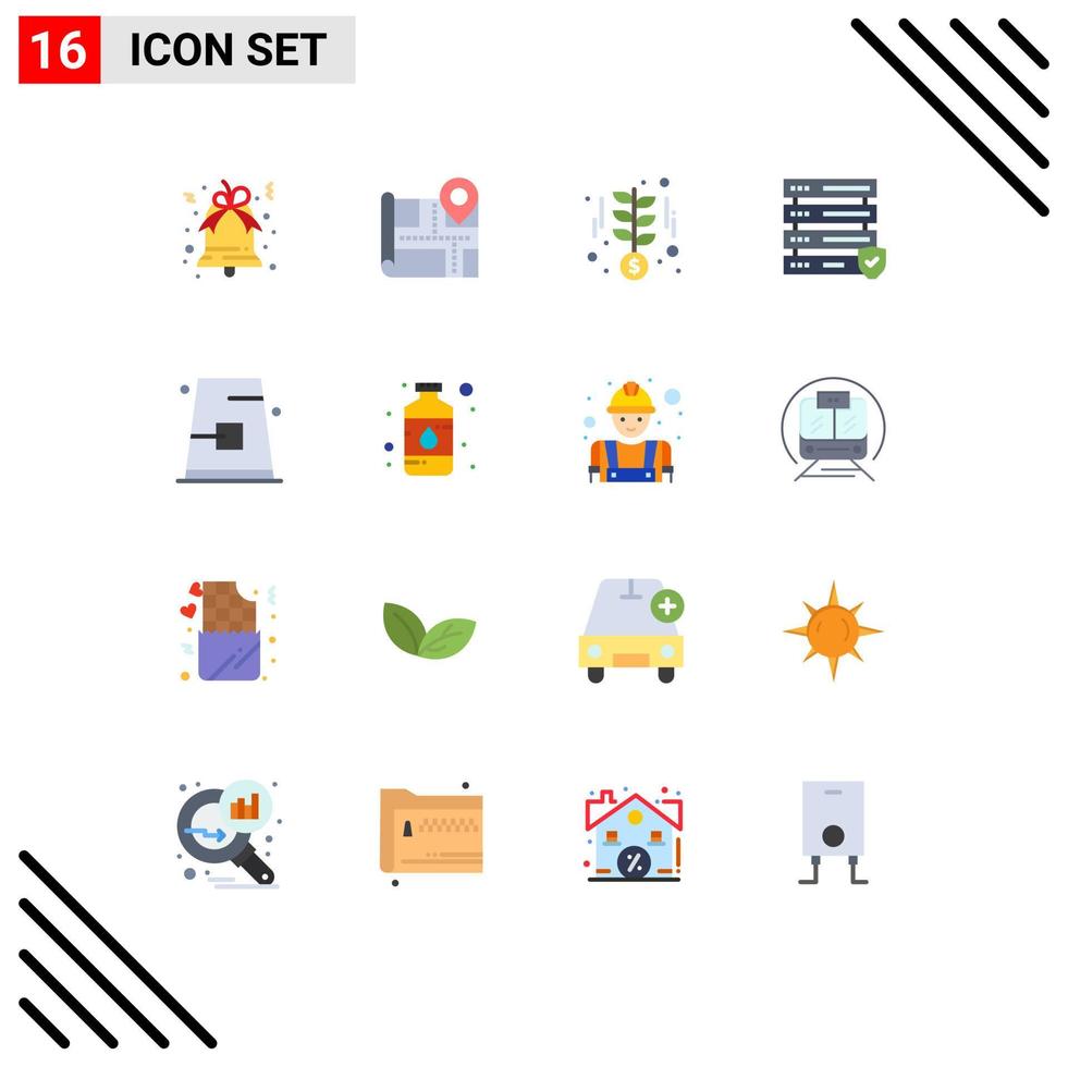 16 creativo icone moderno segni e simboli di cappello berretto avviare fibbia server modificabile imballare di creativo vettore design elementi